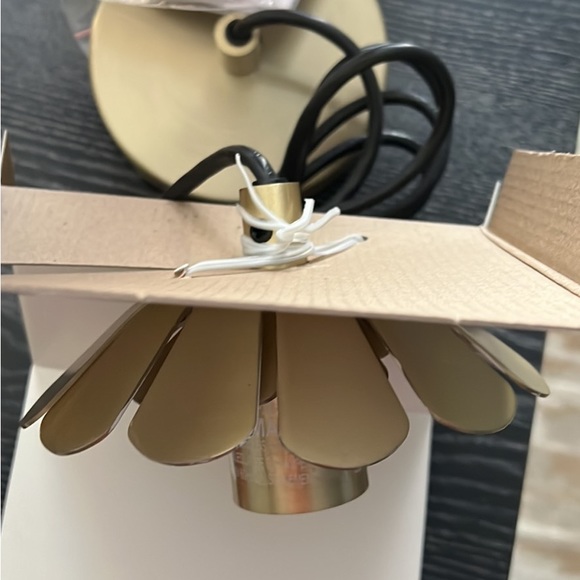 Opalhouse Accents Opalhouse Pendant Light Gold Flower Light Poshmark